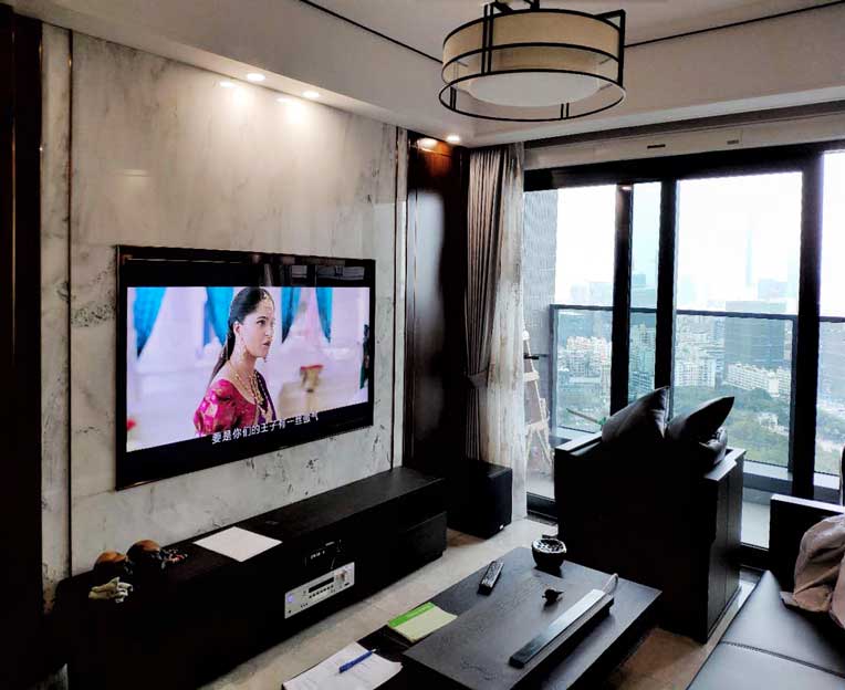 深圳前海东岸客厅影院系统